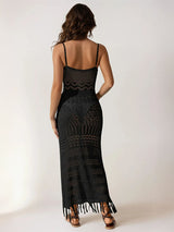 Women’s Cutout Sling Maxi Dress